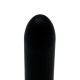Черный классический вибратор - 17,5 см. (черный)