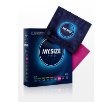 Презервативы MY.SIZE размер 64 - 3 шт. (прозрачный)