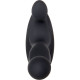 Черный вибростимулятор простаты Adam s Vibrating Triple Probe - 12,1 см. (черный)