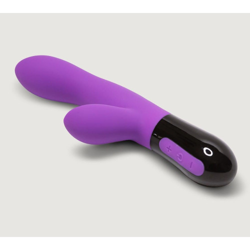 Фиолетовый вибратор-кролик Gaia 2.0 - 20,4 см. (фиолетовый)