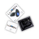 Черный интерактивный вибратор OhMiBod Lumen for Kiiroo с подсветкой - 10,2 см. (черный)