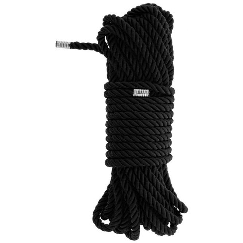 Черная веревка для бондажа BONDAGE ROPE - 10 м. (черный)
