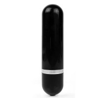 Черная удлиненная вибропуля Erokay - 11 см. (черный)