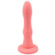 Розовая анальная насадка Paris Anal для пояса харнесс - 15,5 см. (розовый)