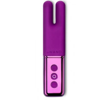 Фиолетовый двухмоторный мини-вибратор Le Wand Deux (фиолетовый)