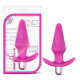 Розовая анальная вибропробка Luxe Discover - 12,7 см. (розовый)