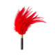 Красный перьевой тиклер Plume - 23 см. (красный)