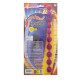 Фиолетовая анальная цепочка JUMBO JELLY THAI BEADS CARDED LAVENDER - 31,8 см. (фиолетовый)