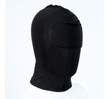 Черная сплошная маска-шлем (черный)