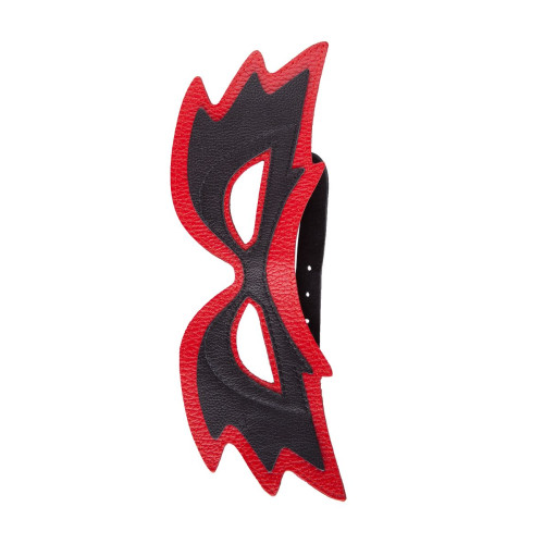 Чёрно-красная маска с прорезями для глаз (черный с красным)
