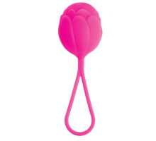 Розовый вагинальный шарик с петелькой для извлечения (розовый)