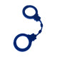 Синие силиконовые наручники  Штучки-дрючки (синий)