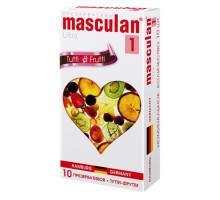 Презервативы Masculan Ultra 1 Tutti-Frutti с фруктовым ароматом - 10 шт.