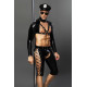 Игровой костюм полицейского Josh (черный|S-M-L)