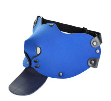 Синяя неопреновая маска  Дог (синий)