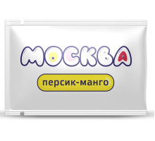 Универсальная смазка с ароматом персика и манго  Москва Вкусная  - 10 мл.