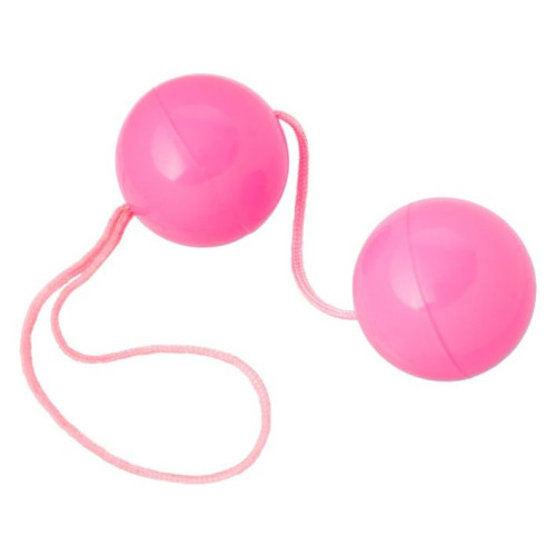 Розовые вагинальные шарики BI-BALLS (розовый)