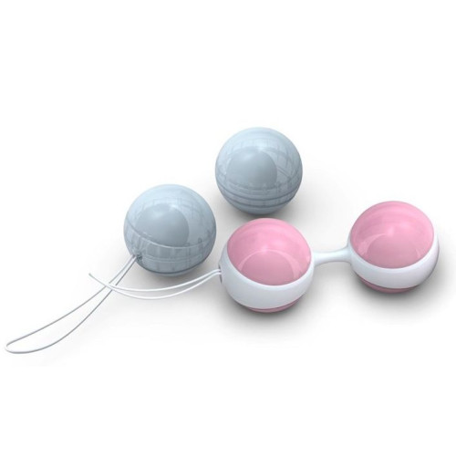 Розовые вагинальные шарики Luna Beards II (розовый)