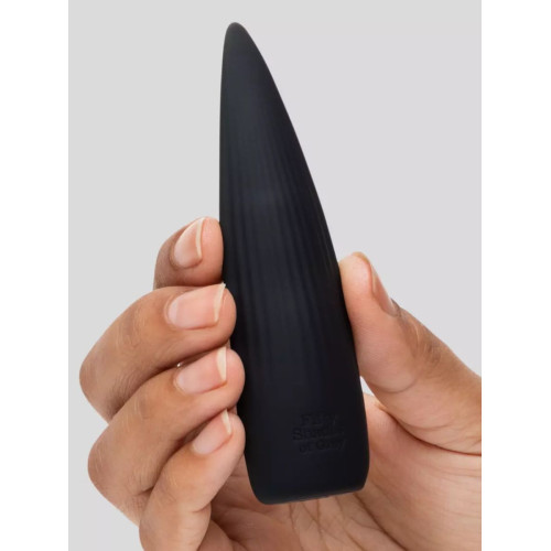 Черная вибропуля Sensation Rechargeable Flickering Tongue Vibrator (черный)