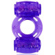 Фиолетовое эрекционное кольцо в двумя вибропулями (фиолетовый)