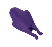 Фиолетовые виброзажимы для сосков Nipple Play Rechargeable Nipplettes (фиолетовый)