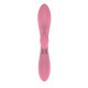 Розовый вибратор-кролик Indeep Theona - 21,5 см. (розовый)