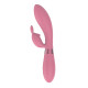 Розовый вибратор-кролик Indeep Theona - 21,5 см. (розовый)