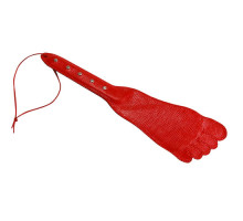 Красная хлопалка в форме ступни - 34,5 см. (красный)