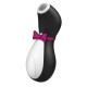 Вакуум-волновой бесконтактный стимулятор клитора Satisfyer Penguin (черный с белым)