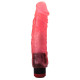 Рельефный розовый вибратор-реалистик - 19,5 см. (розовый)