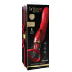 Красный двухсторонний вибростимулятор Ultimate Pleasure 24K Gold Luxury Edition - 25 см. (красный)