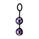 Фиолетово-чёрные вагинальные шарики TOYFA A-toys (фиолетовый с черным)