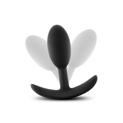 Черный анальный стимулятор Vibra Slim Plug Small - 8,8 см. (черный)