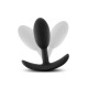 Черный анальный стимулятор Vibra Slim Plug Small - 8,8 см. (черный)