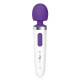 Фиолетово-белый перезаряжаемый жезловый вибратор Aqua Mini Rechargeable (фиолетовый с белым)