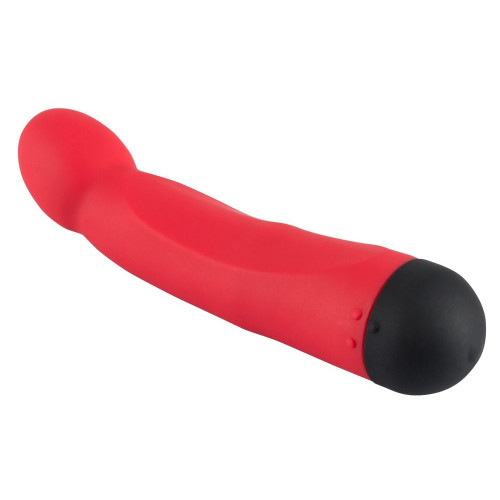 Красный G-стимулятор Red G-Spot Vibe - 17 см. (красный)