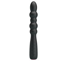 Черный гнущийся вибратор Monroe - 18,5 см. (черный)
