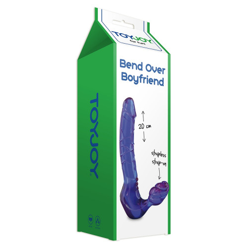Безремневой вагинальный страпон Bend Over Boyfriend (фиолетовый)