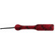 Красная прямоугольная шлепалка с цветочным принтом - 32,6 см. (красный)