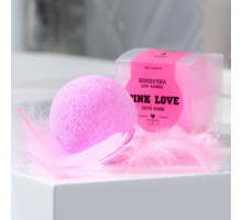 Бомбочка для ванны PINK LOVE с ягодным ароматом - 130 гр.