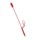 Красный стек с кожаной ручкой - 70 см. (красный)
