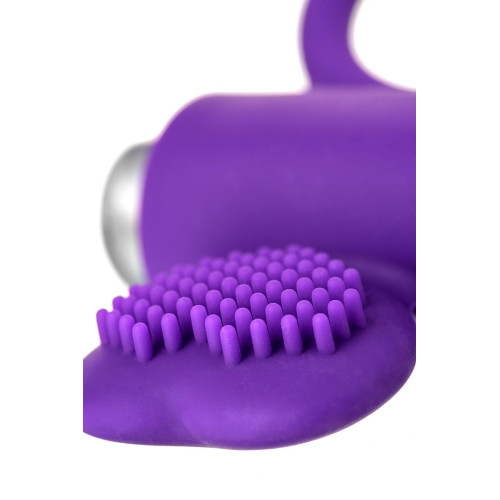 Фиолетовое виброкольцо с ресничками JOS PERY (фиолетовый)