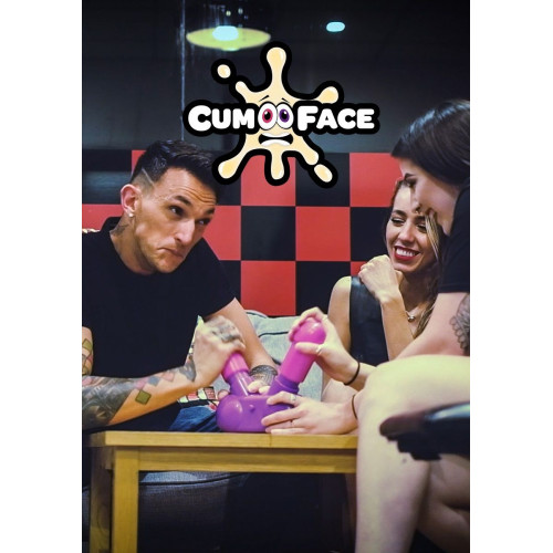 Дуэльная игра Cum Face (фиолетовый с розовым)