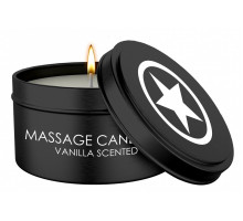 Массажная свеча с ароматом ванили Massage Candle (черный)