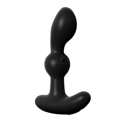 Чёрный вибромассажер простаты P-Motion Massager - 15,2 см. (черный)