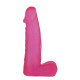 Розовый фаллоимитатор средних размеров XSKIN 6 PVC DONG - 15 см. (розовый)