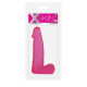 Розовый фаллоимитатор средних размеров XSKIN 6 PVC DONG - 15 см. (розовый)
