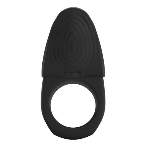 Черное эрекционное кольцо с вибрацией Vibrating Susanna (черный)