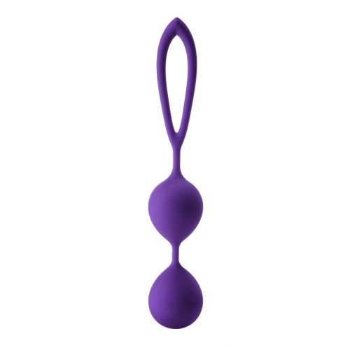 Фиолетовые вагинальные шарики Flirts Kegel Balls (фиолетовый)