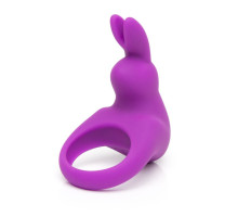 Фиолетовое эрекционное виброкольцо Happy Rabbit Rechargeable Rabbit Cock Ring (фиолетовый)